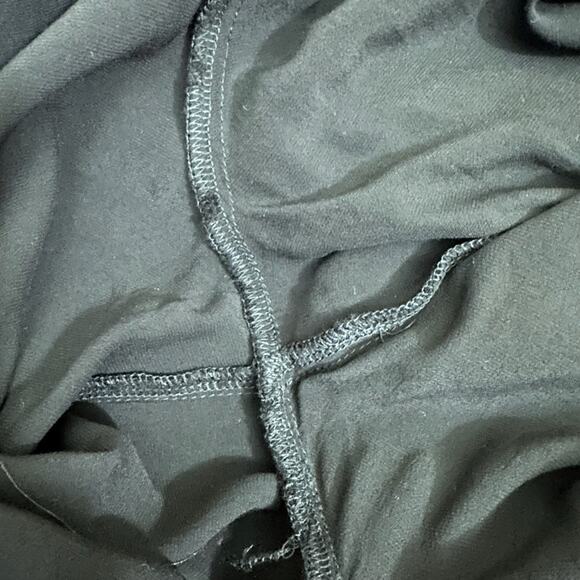 JOHNNY WAS Paradiso High Slit Pants Black Wide Leg Satin Lagenlook NWT - Picture 11 of 16